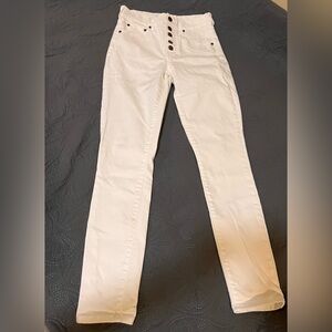 BCBGeneration Women's White Ankle Jeans